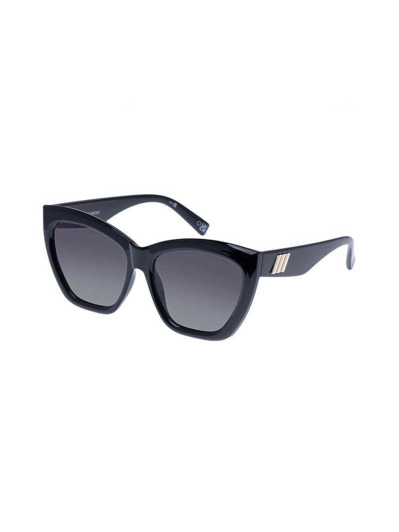 le specs vamos sunglasses in black polarized