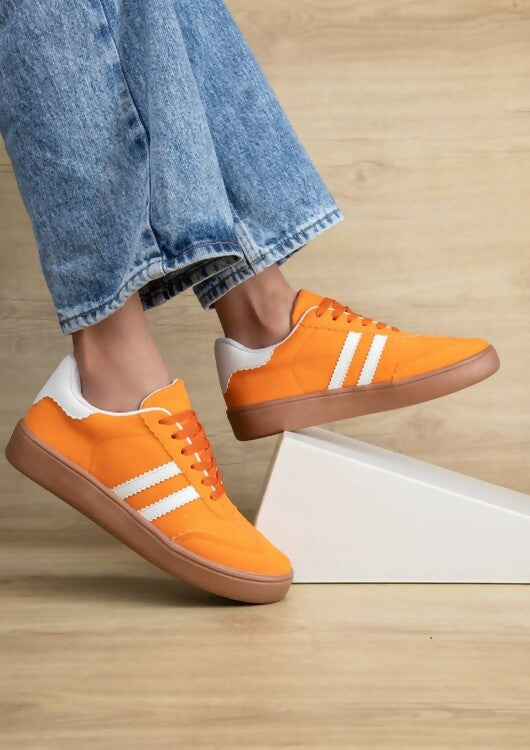 Makers Shoes Miel 75 University of Tennessee Volunteers Orange & White Game Day Sneakers