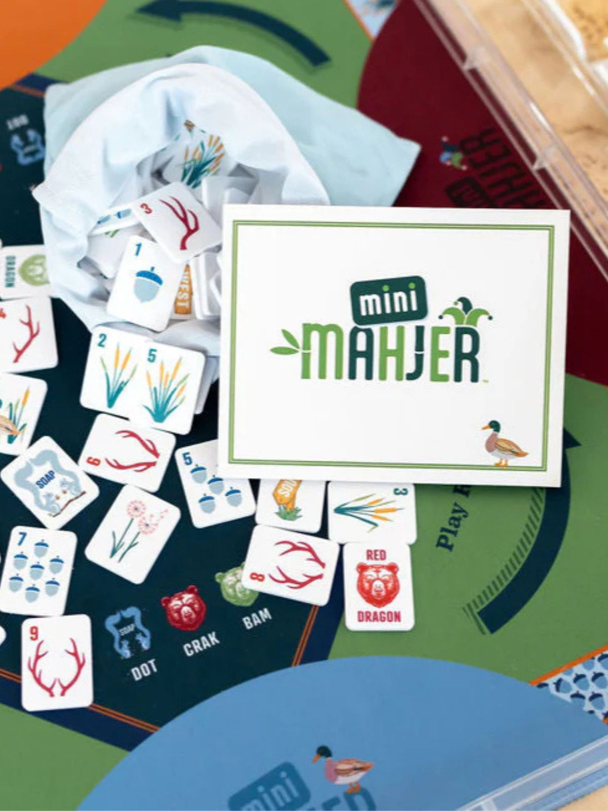Mini Mahjer Mahjong Complete Game Woodlands Edition