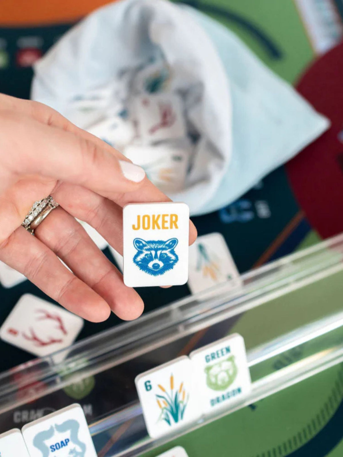 Mini Mahjer Mahjong Complete Game Woodlands Edition