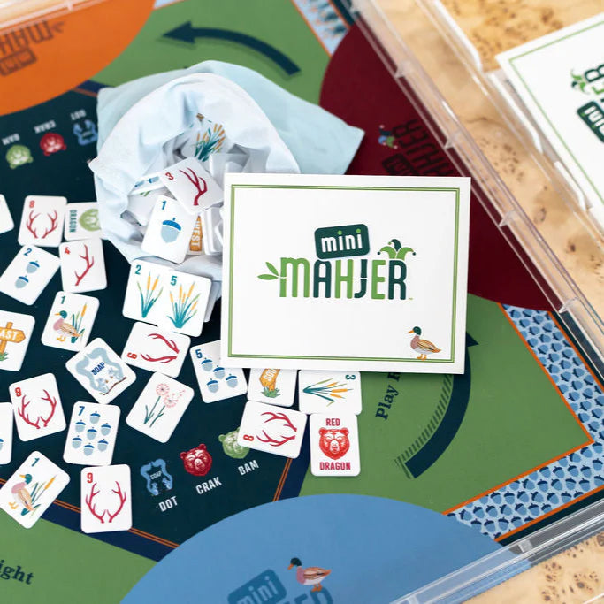 Mini Mahjer Mahjong Complete Game Woodlands Edition