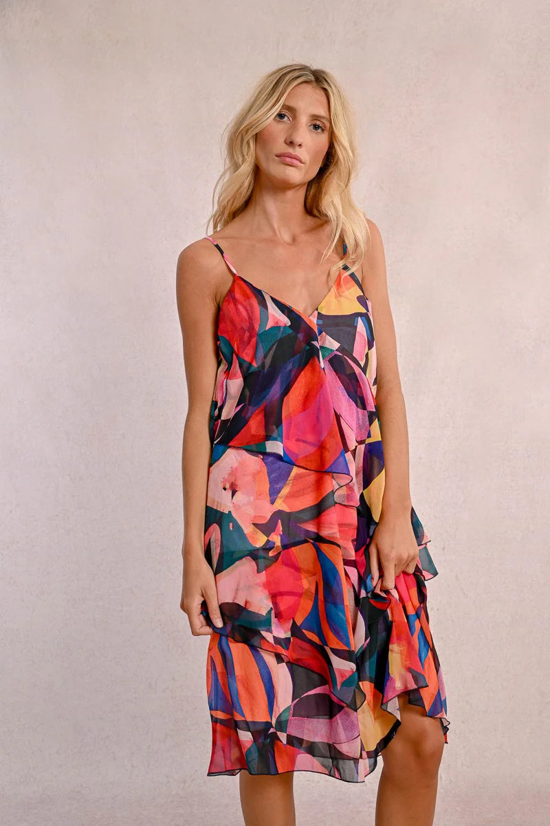Molly Bracken Asymmetrical Printed Dress – Bliss