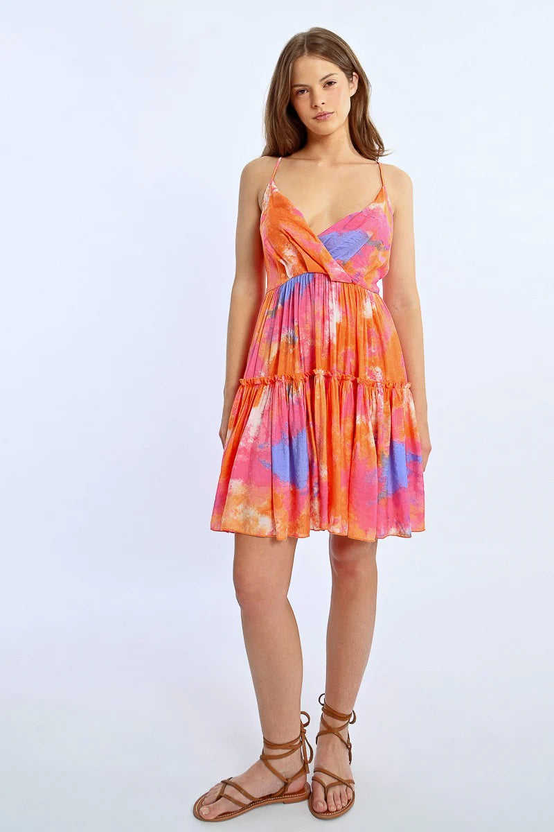 Molly Bracken Colorful Pleated Dress – Bliss