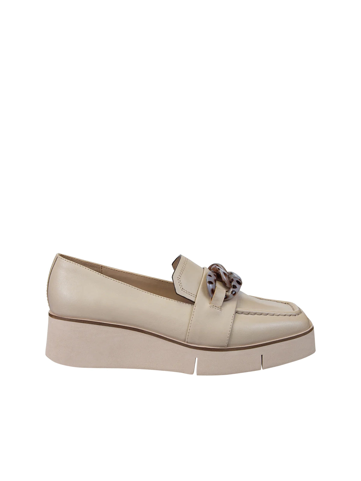 naked feet shoes privy platform loafers in chamois