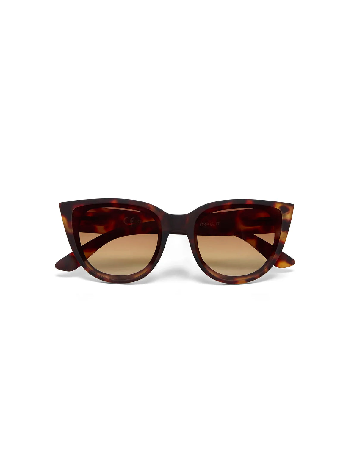 Okkia Sylvia Cat-Eye Sunglasses Classic Havana