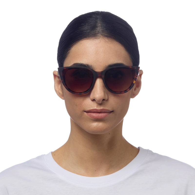 Okkia Sylvia Cat-Eye Sunglasses Classic Havana