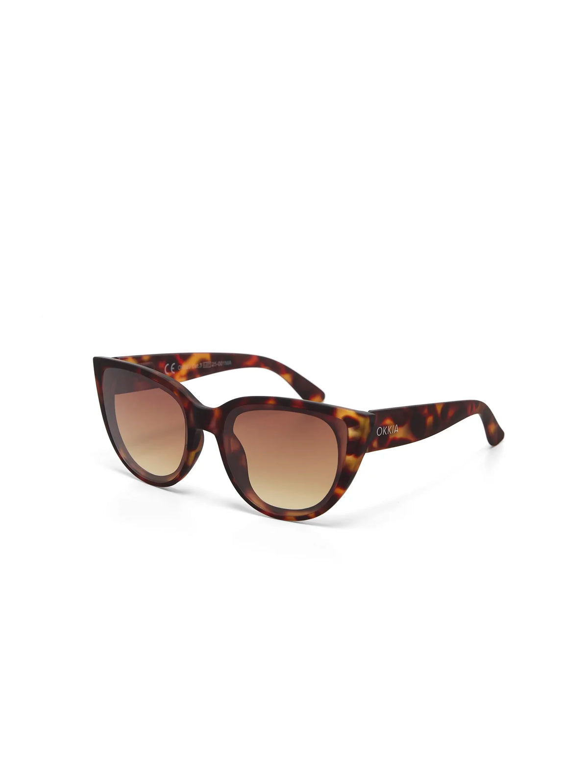 Okkia Sylvia Cat-Eye Sunglasses Classic Havana