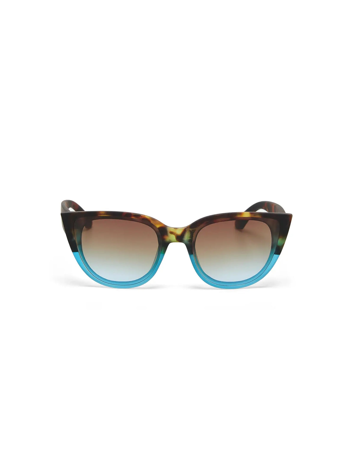 Okkia Sylvia Cat-Eye Sunglasses Havana Blue
