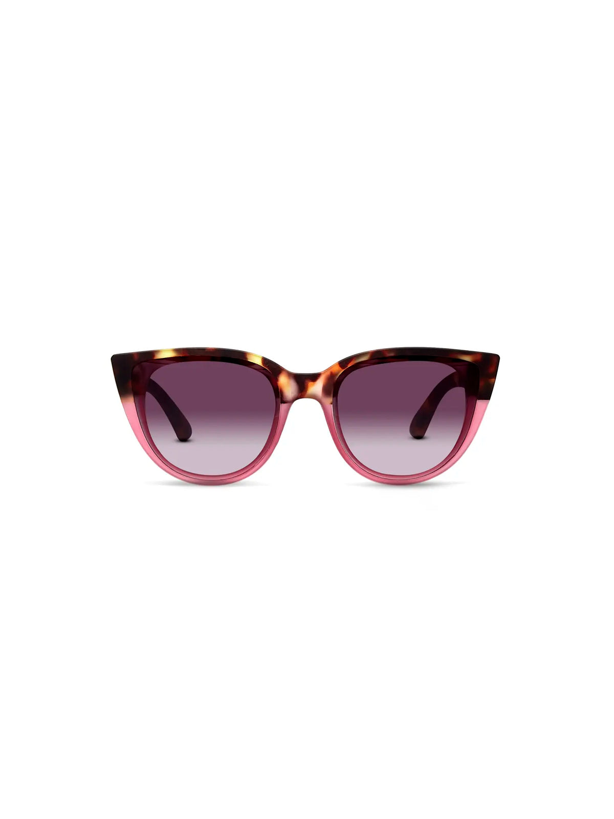 Okkia Sylvia Cat-Eye Sunglasses Havana Pink