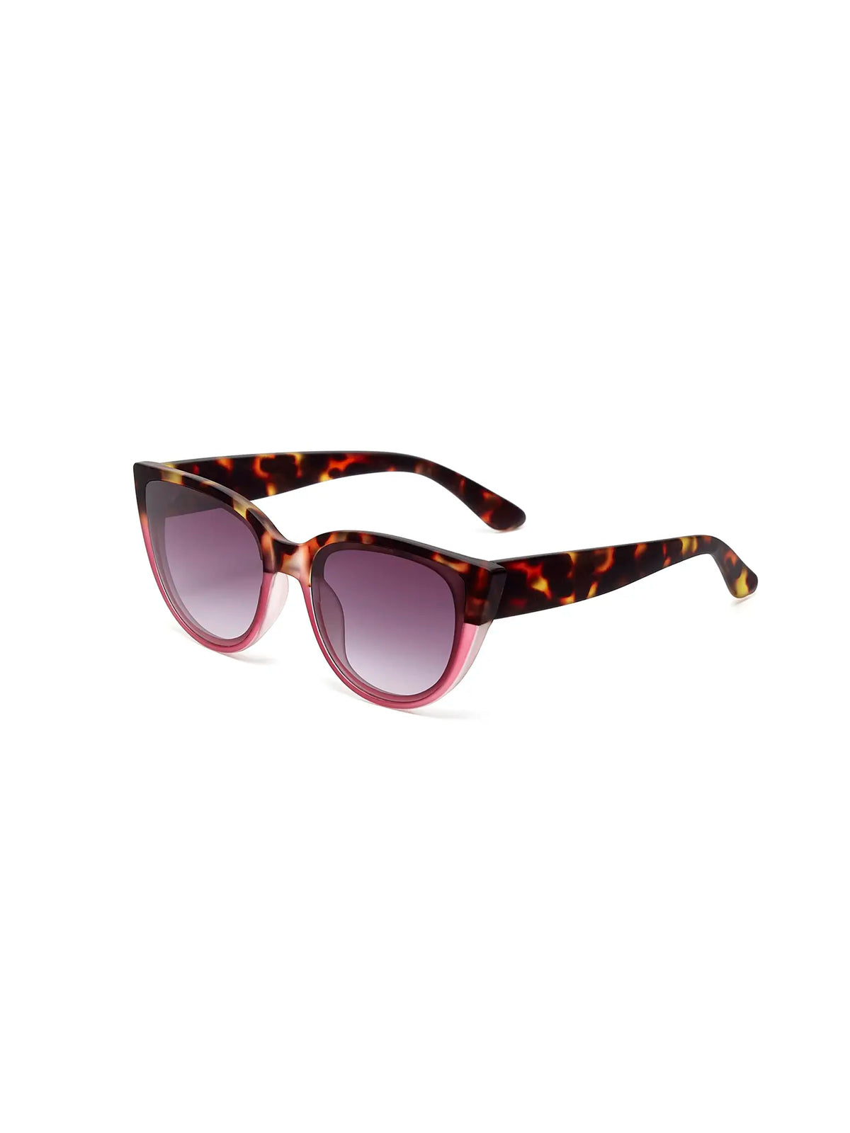 Okkia Sylvia Cat-Eye Sunglasses Havana Pink