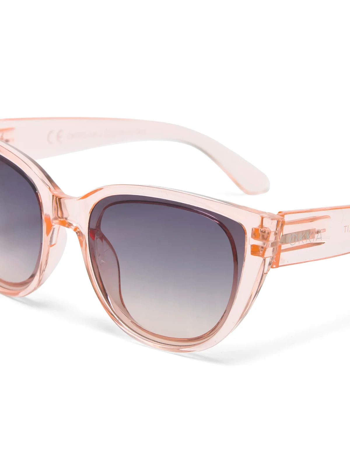Okkia Sylvia Cat-Eye Sunglasses Transparent Pink