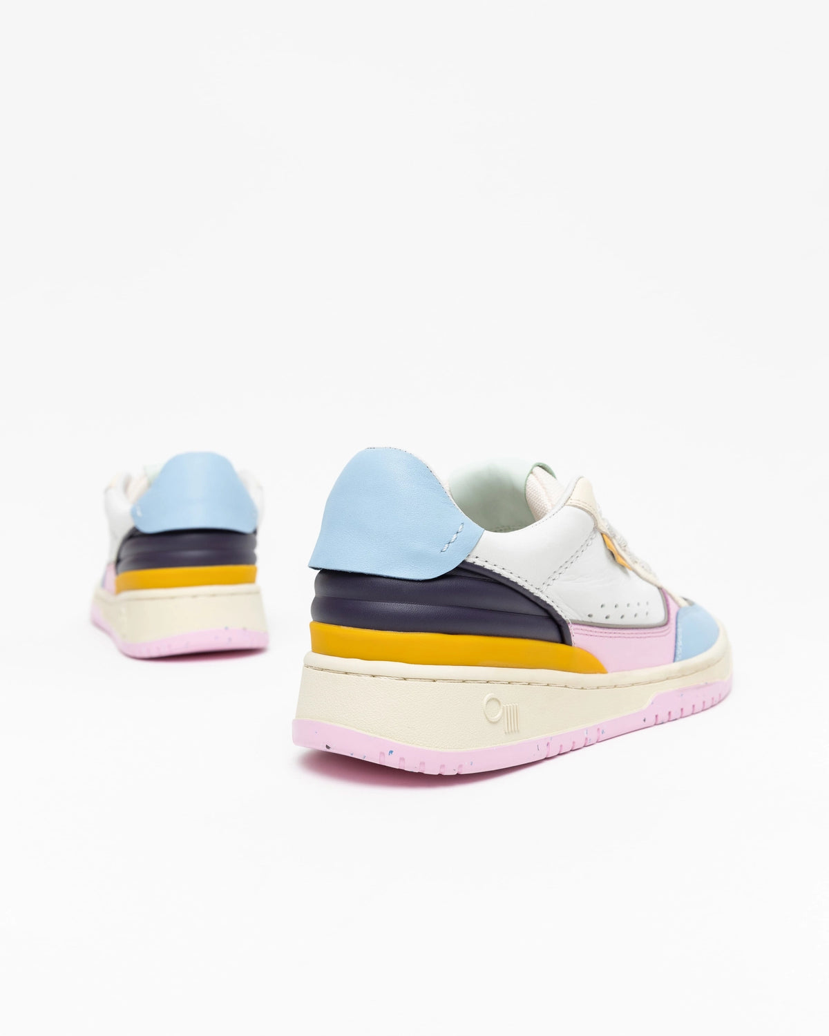 oncept paris sneaker in orchid multi-back  view