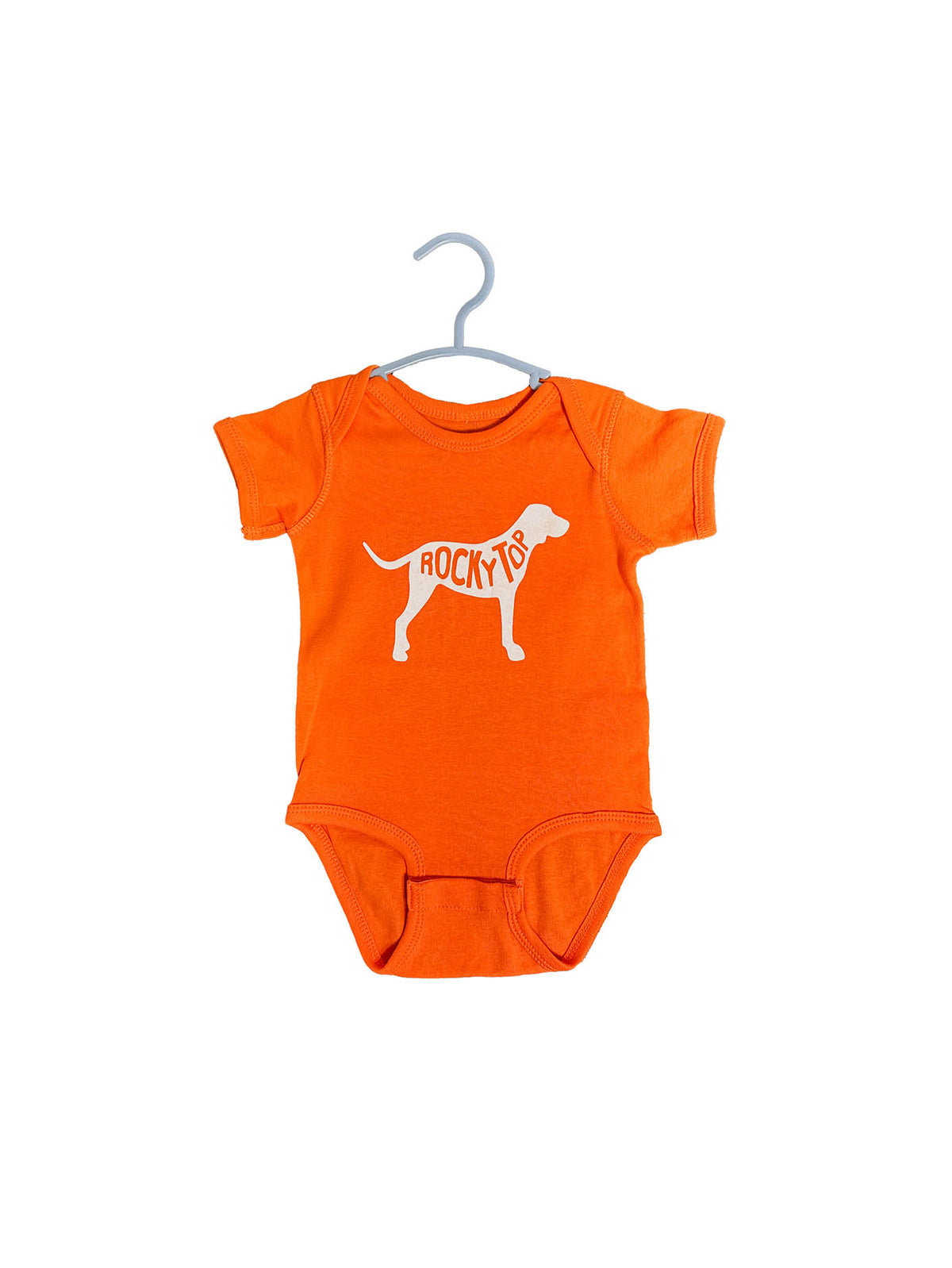 Orange Rocky Top Dog Onesie for Newborns & Babies