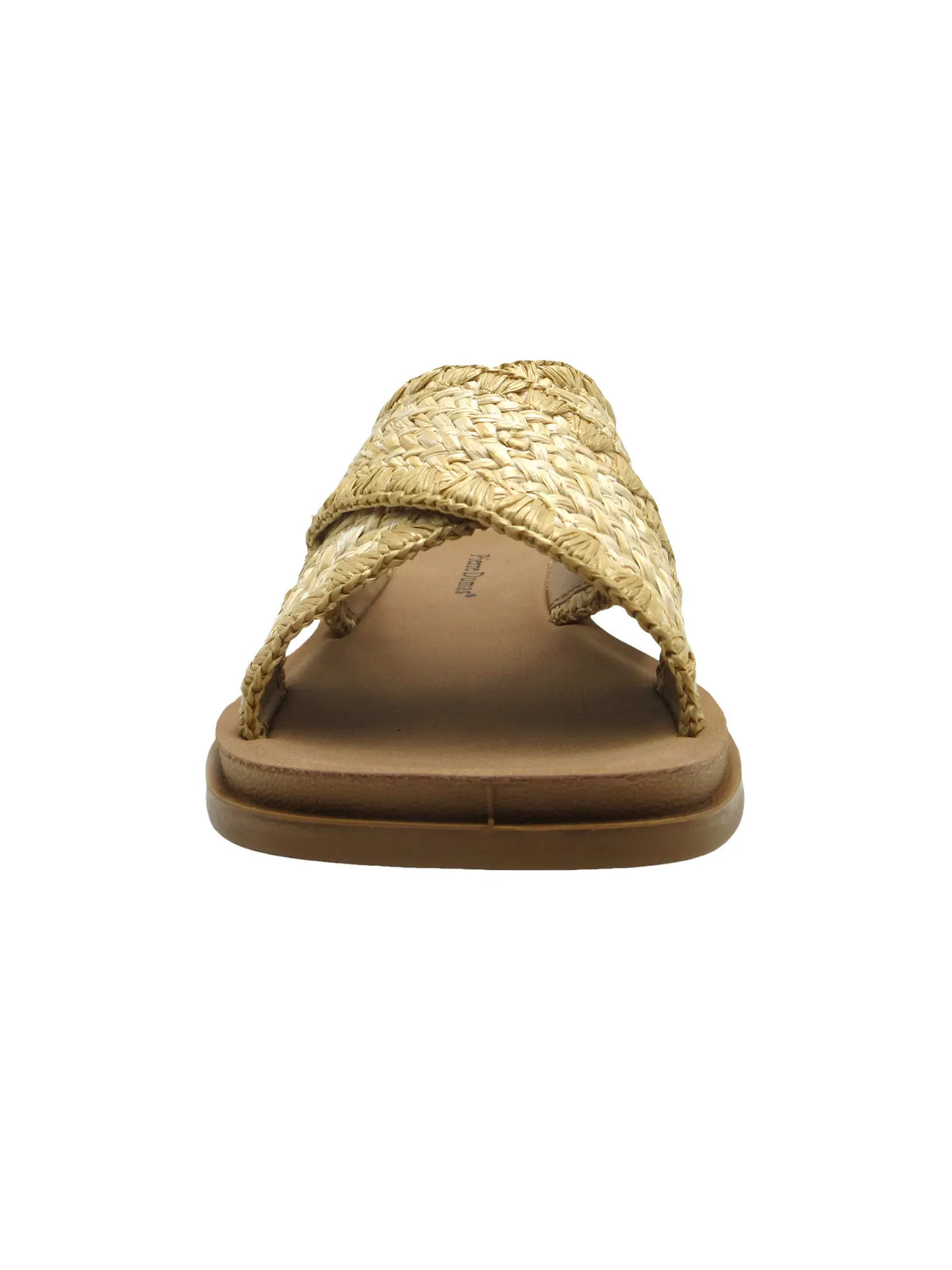 Pierre Dumas Caliso 2 Cross Weave Sandal Natural