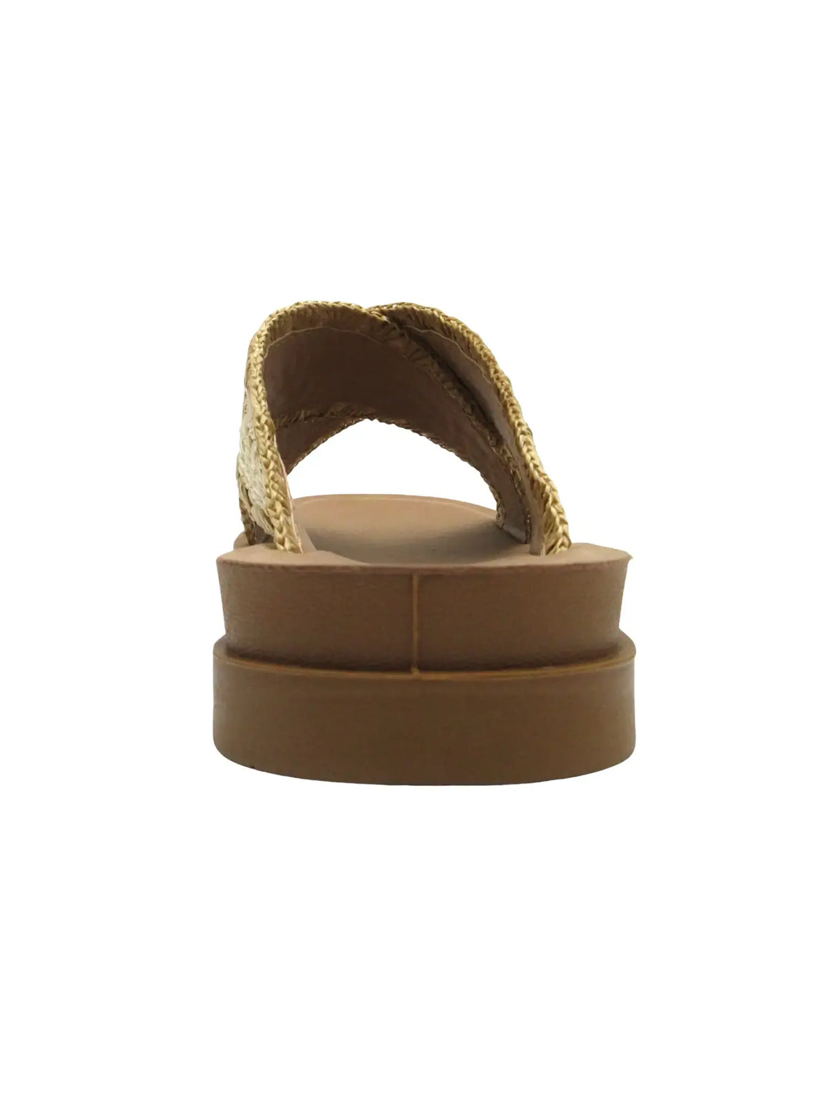 Pierre Dumas Caliso 2 Cross Weave Sandal Natural