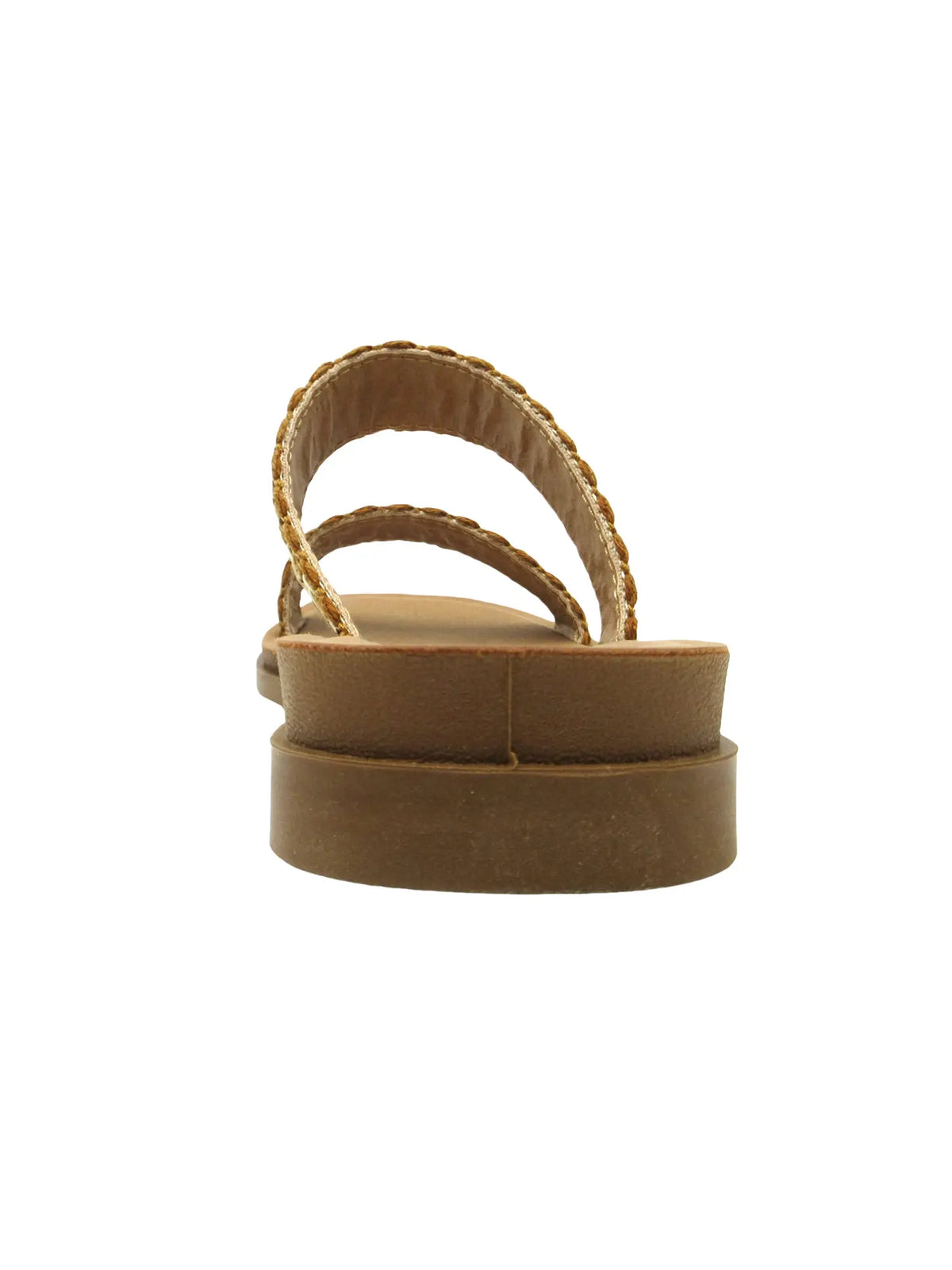 Pierre Dumas Caliso 5 Two-Strap Woven Sandal Natural