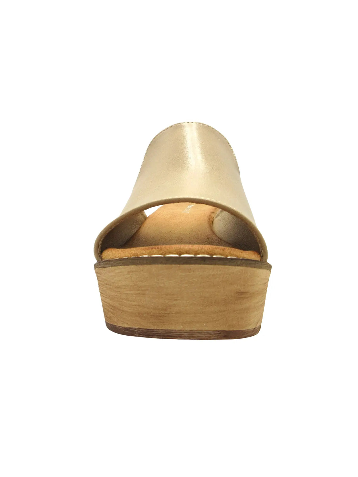 Pierre Dumas Elba 1 Wave Strap Wedge Sandal Nude