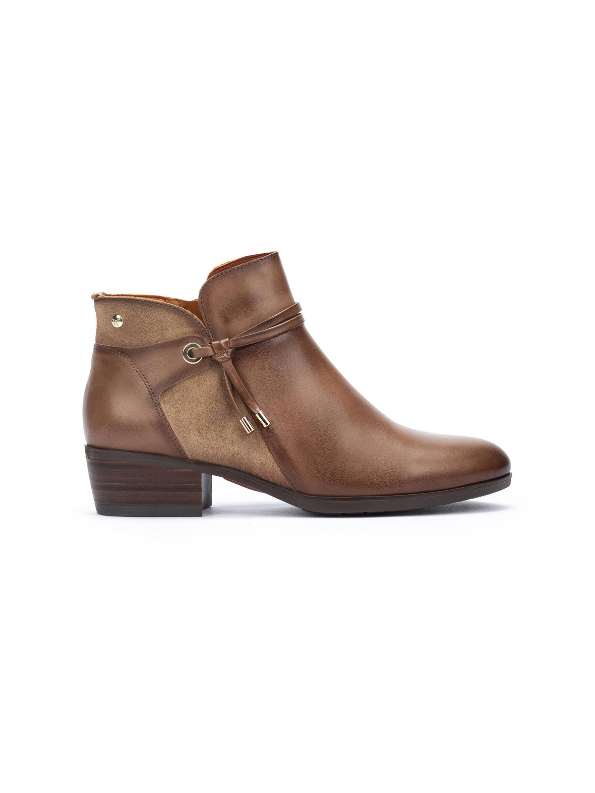 pikolinos daroca ankle boots in siena brown leather