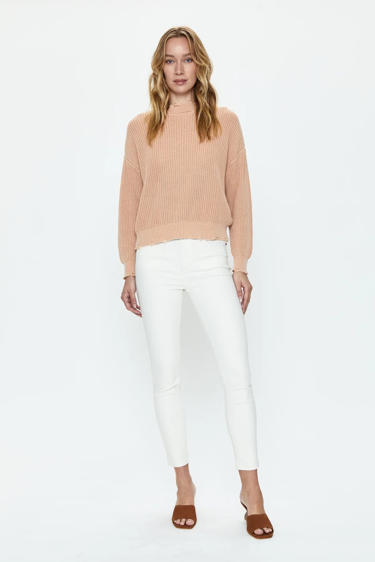 Pistola Aline High-Rise Skinny Jean in Eggshell