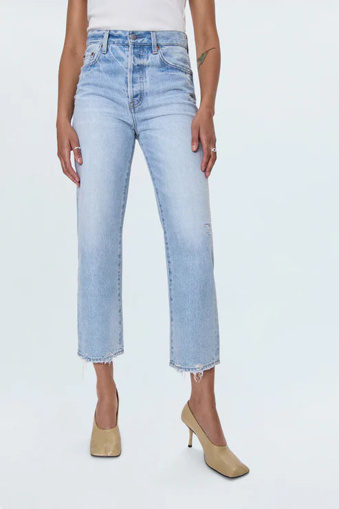 Pistola Cassie Super High-Rise Straight Jean in Radiant Vintage