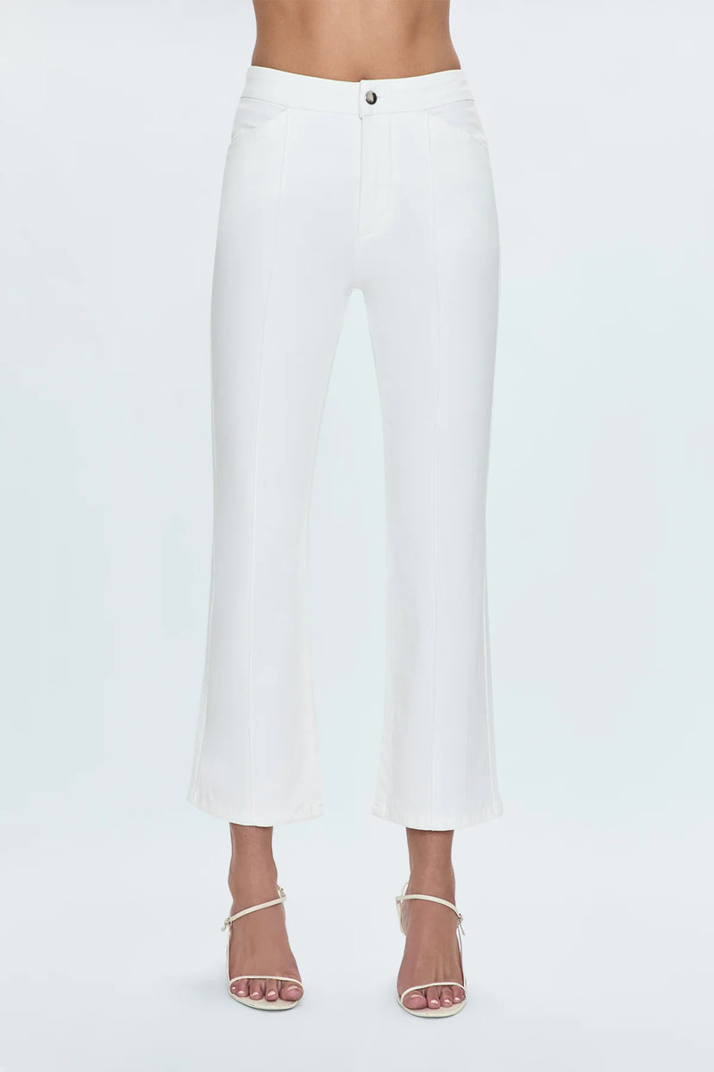 Pistola Simone Kick Flair Pant in white