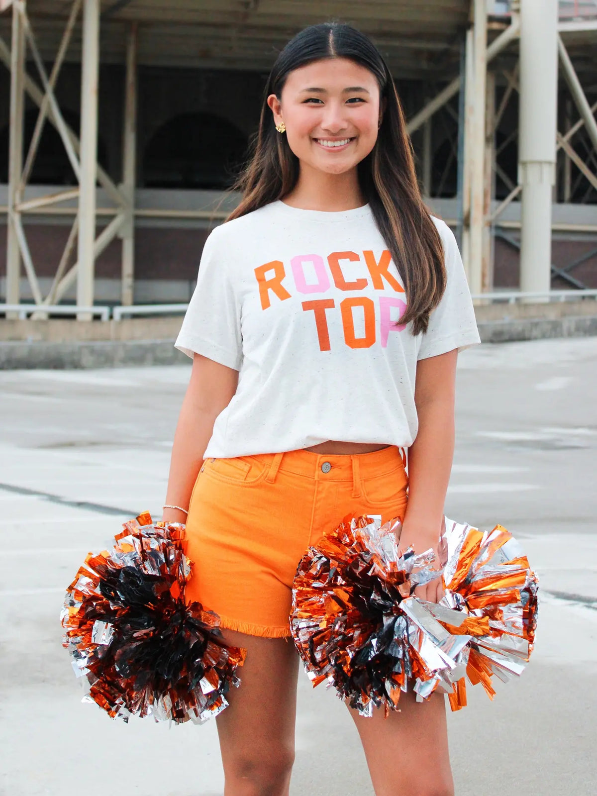 Rocky Top Graphic T-Shirt Multiblock Letters for Tennessee Vols Gameday