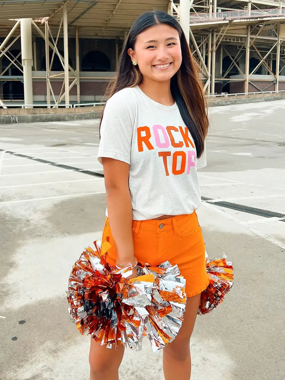 Rocky Top Graphic T-Shirt Multiblock Letters for Tennessee Vols Gameday