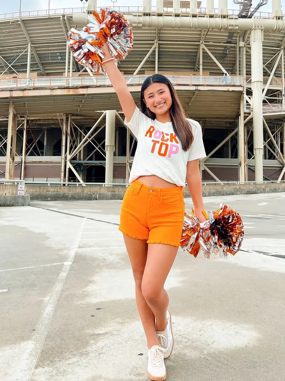 Rocky Top Graphic T-Shirt Multiblock Letters for Tennessee Vols Gameday