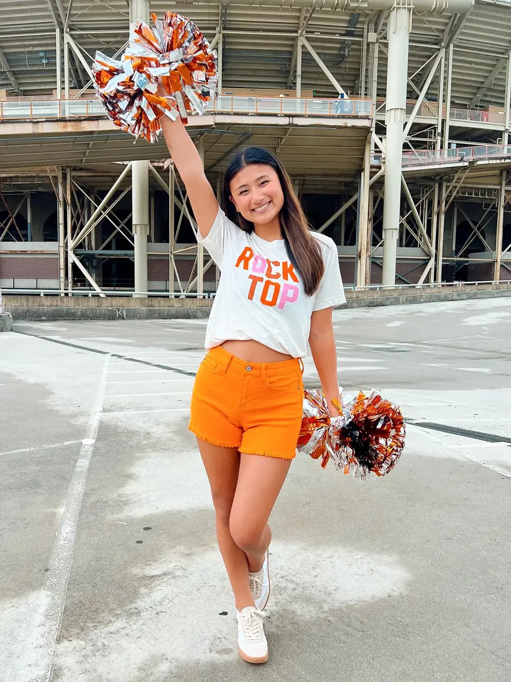 Rocky Top Graphic T-Shirt Multiblock Letters for Tennessee Vols Gameday