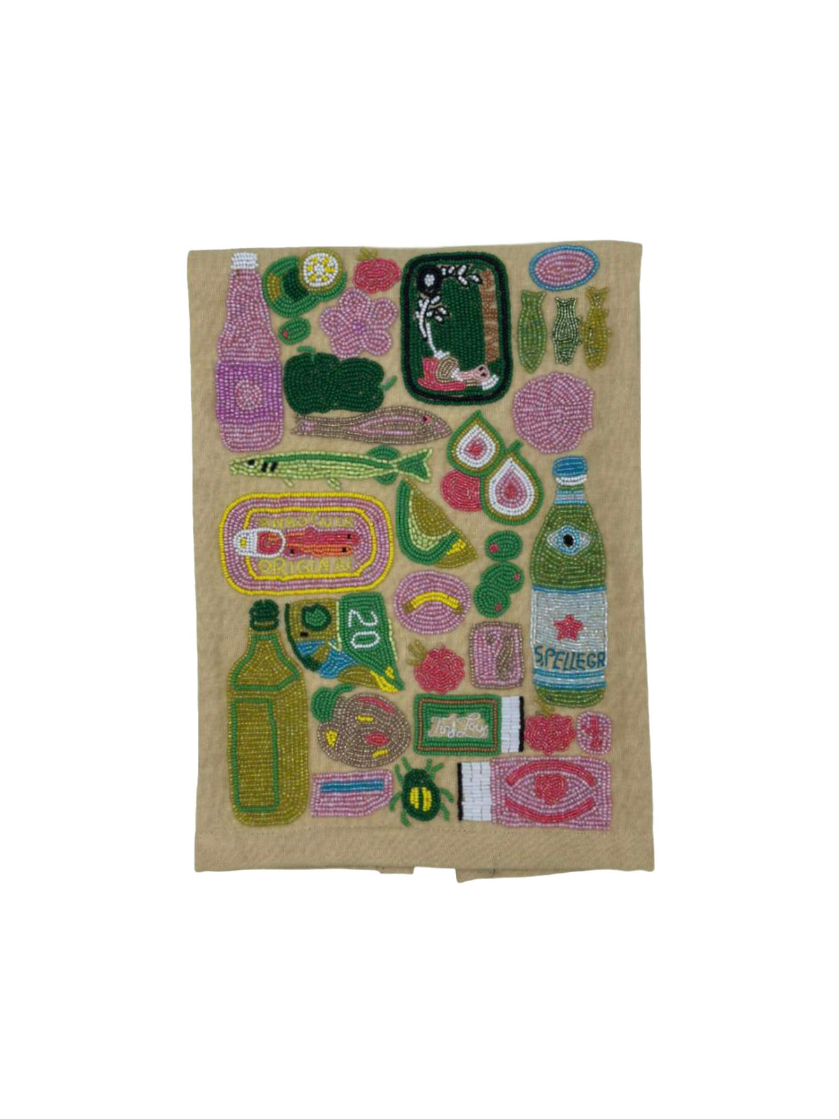 Saint Austin Company Italian Summer Beaded Tea Towel