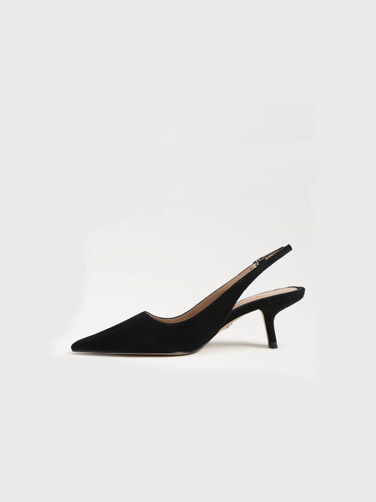 Sam Edelman Bianka Sling-Back Pump Black Suede