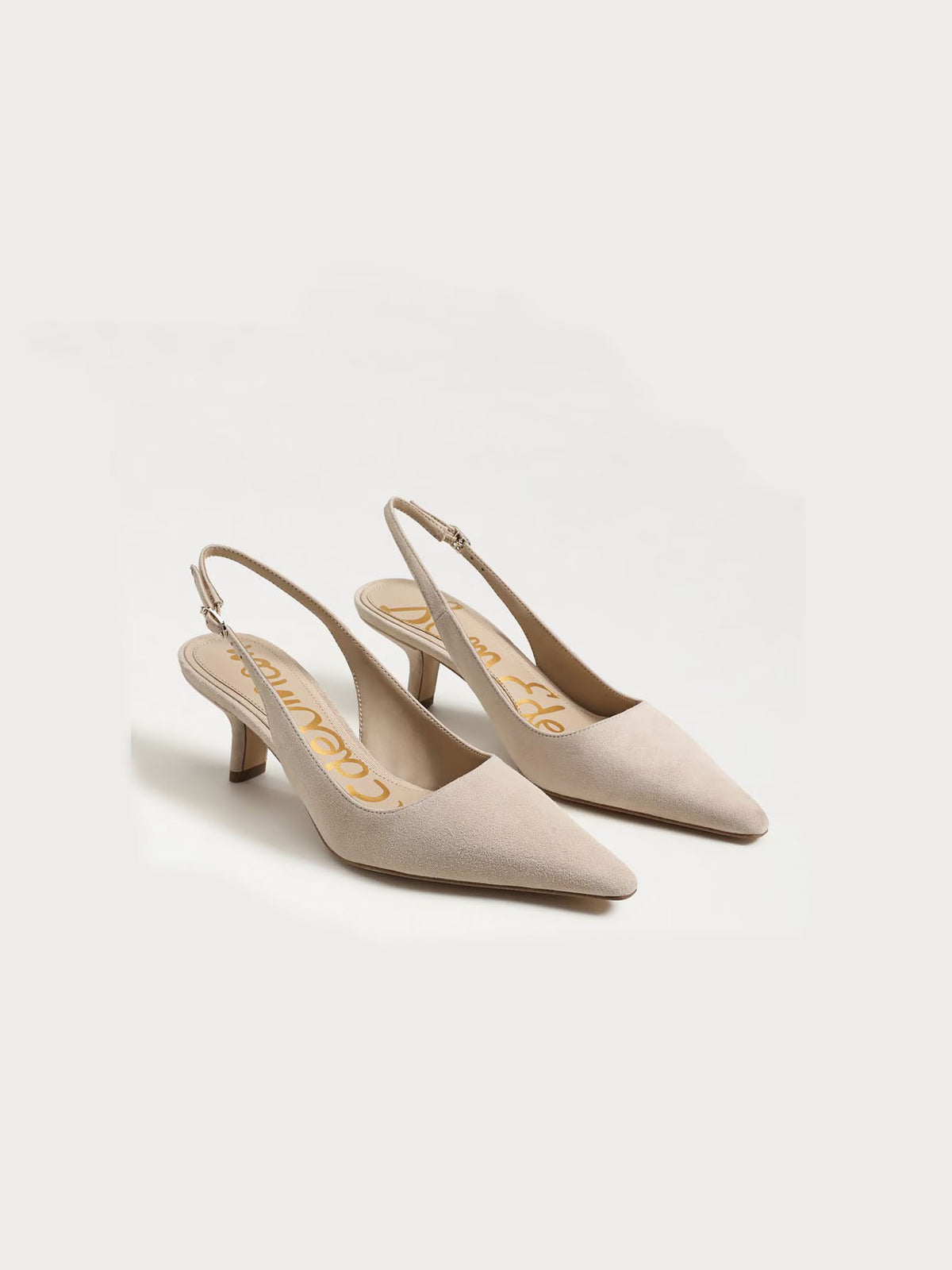 Sam Edelman Bianka Sling-Back Pump Cappuccino Suede