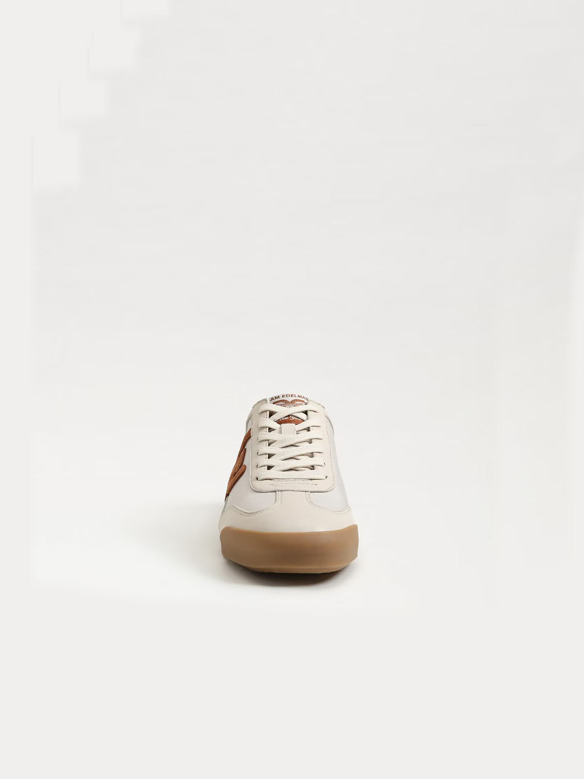 Sam Edelman Ivey Lace Up Sneaker Modern Ivory Frontier Brown