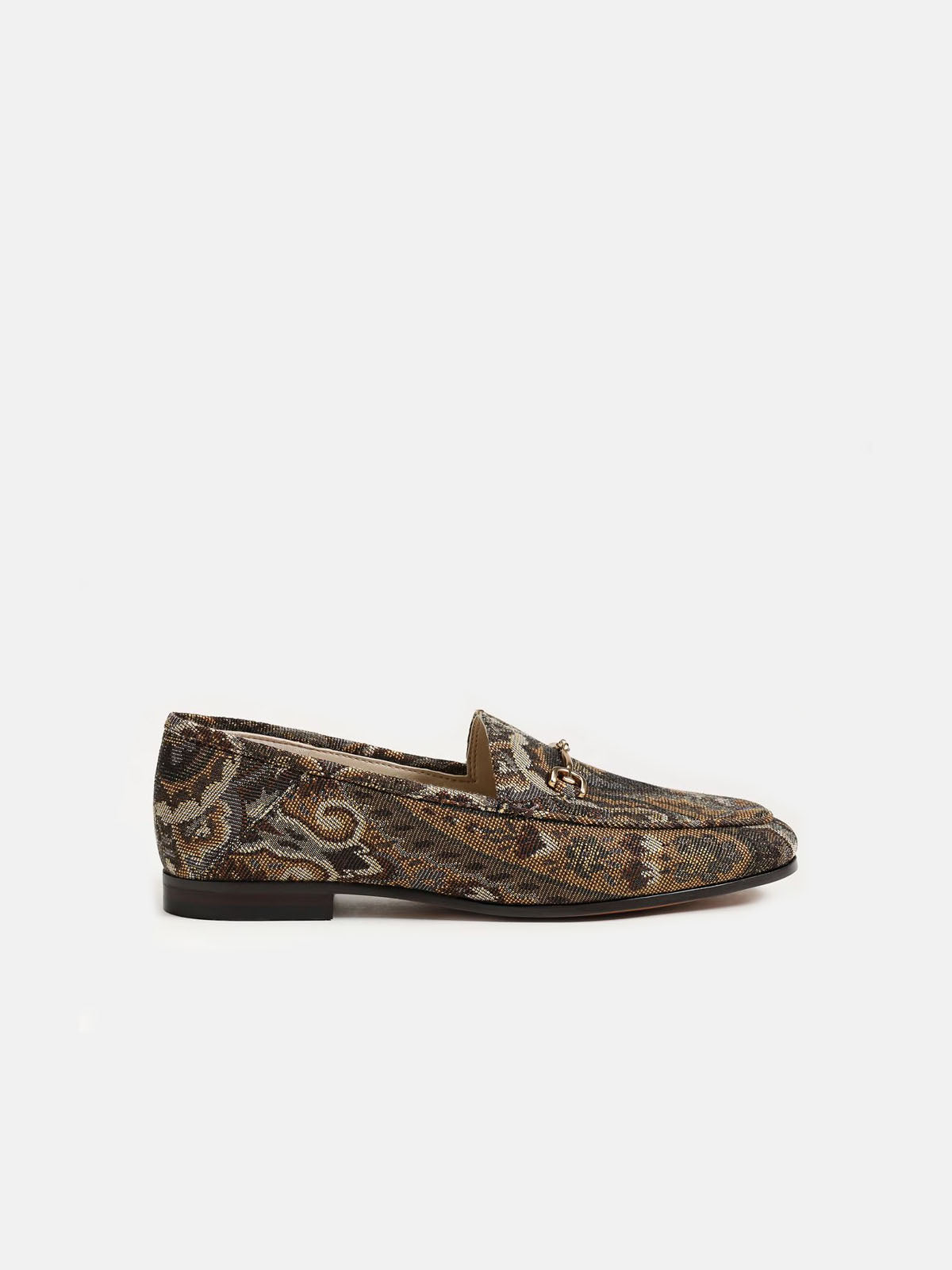 Sam Edelman Loraine Bit Loafer Olive Multi Fabric