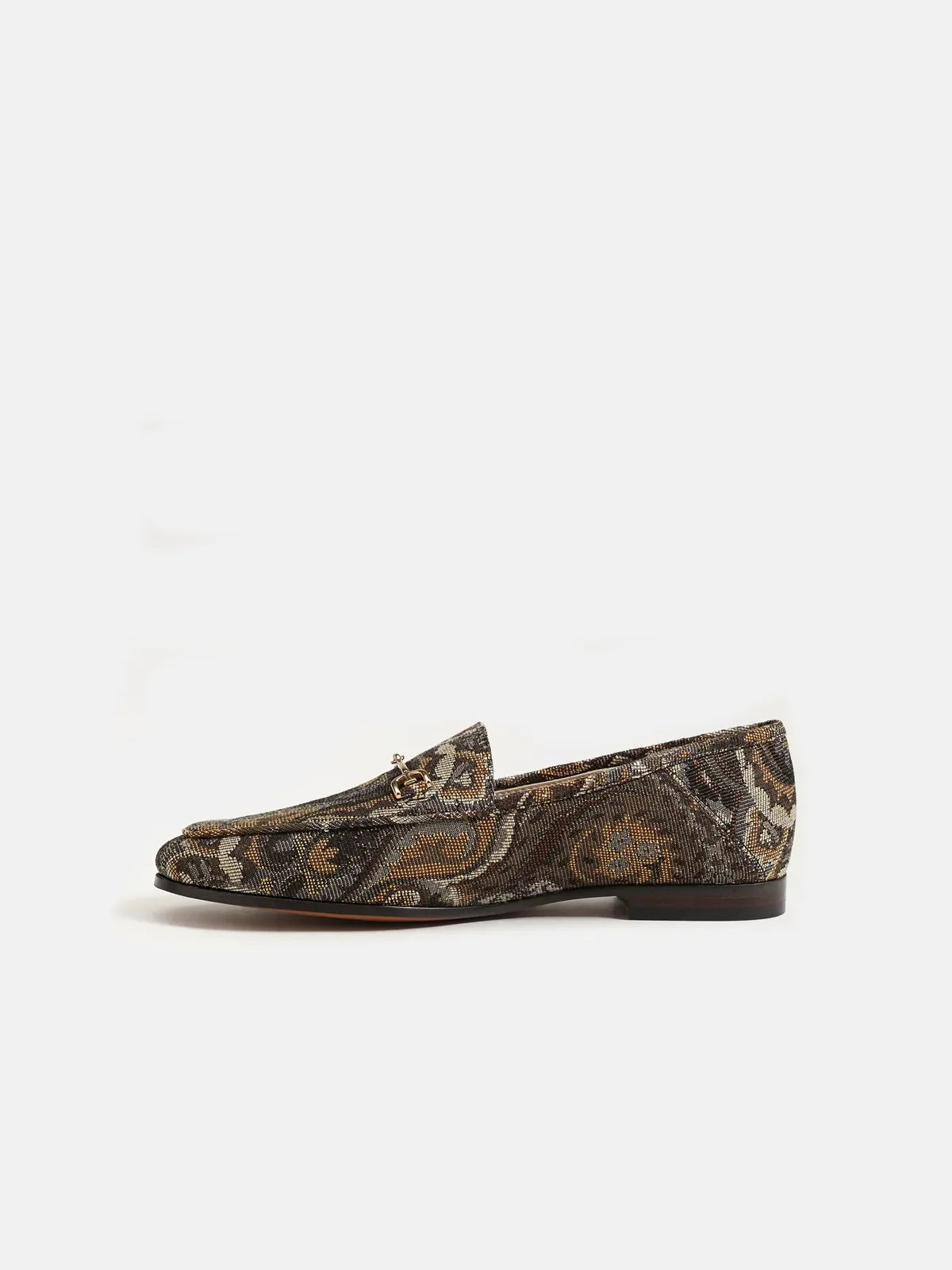 Sam Edelman Loraine Bit Loafer Olive Multi Fabric