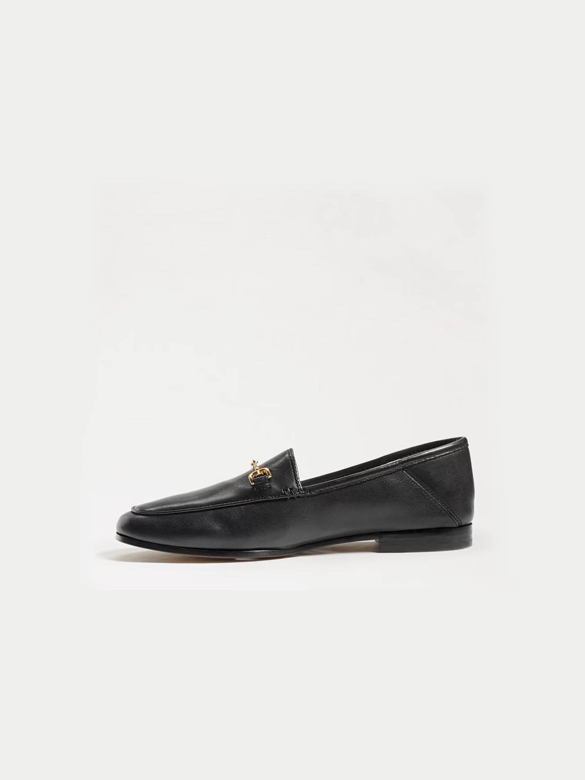 Sam Edelman Loraine Horse Bit Black Leather Loafer