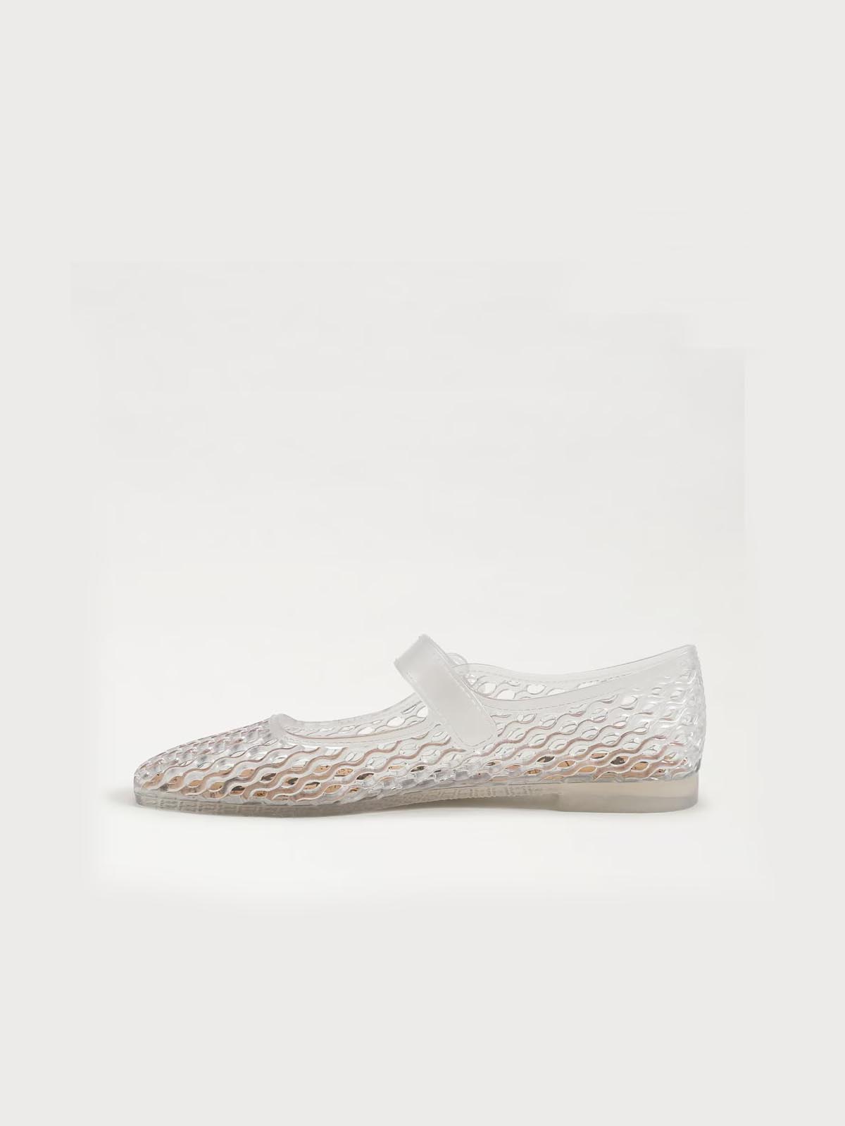 Sam Edelman Michaela Jelly Mary Jane Flat Clear