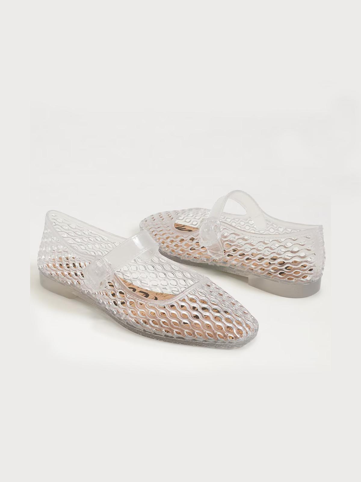 Sam Edelman Michaela Jelly Mary Jane Flat Clear
