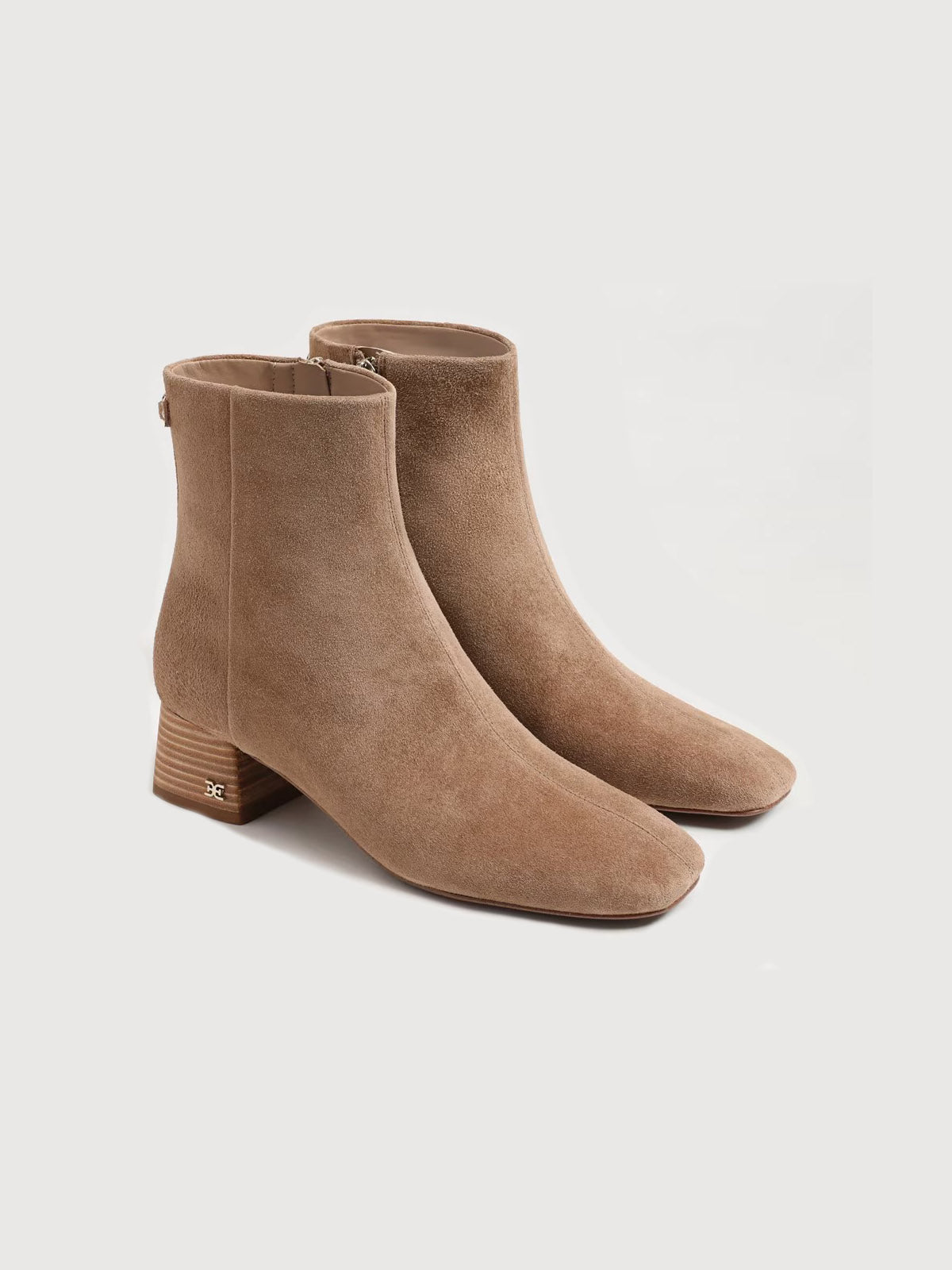 Sam Edelman Paige Ankle Boot Almond Taupe Suede