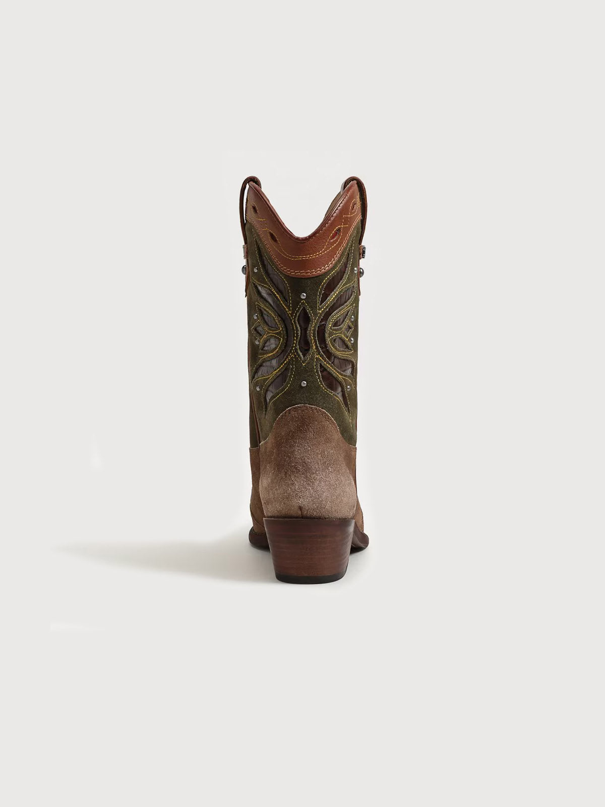 Sam Edelman Rylin Western Boot Light Terra Suede
