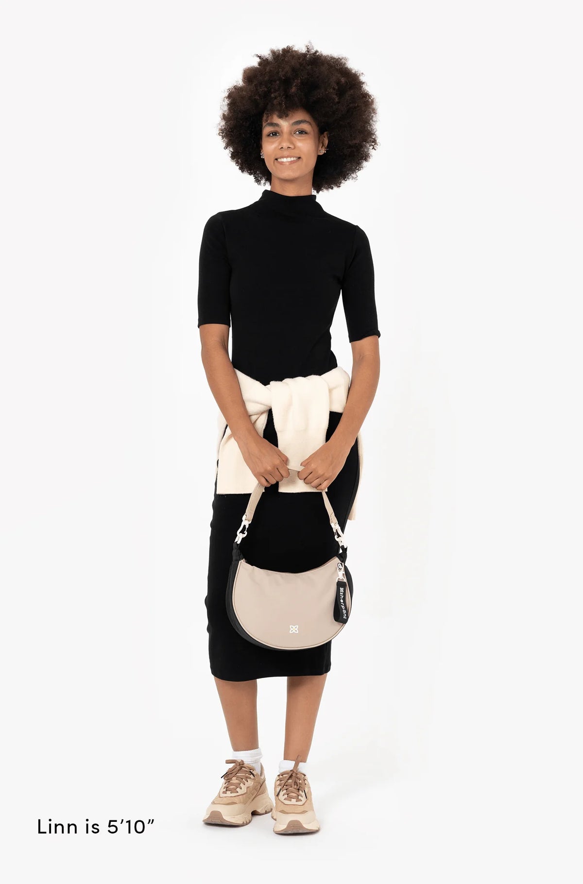 Sherpani Mina Medium Crossbody Con Leche