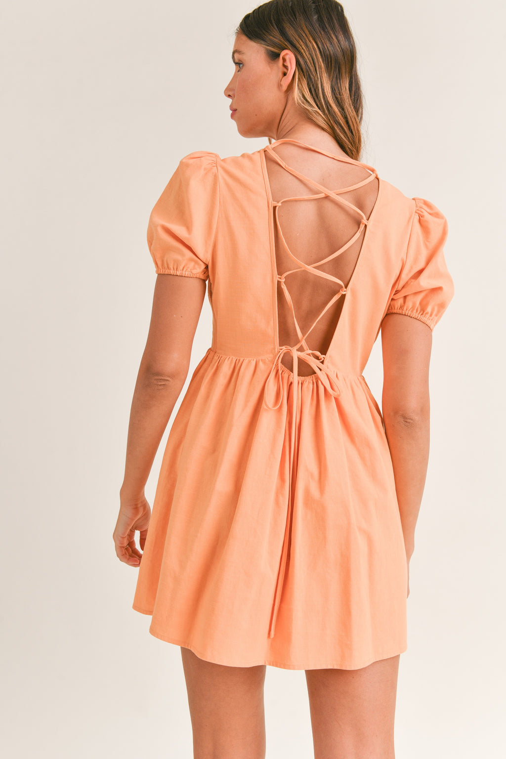 Campus Classic Lace Up Mini Dress – Bliss