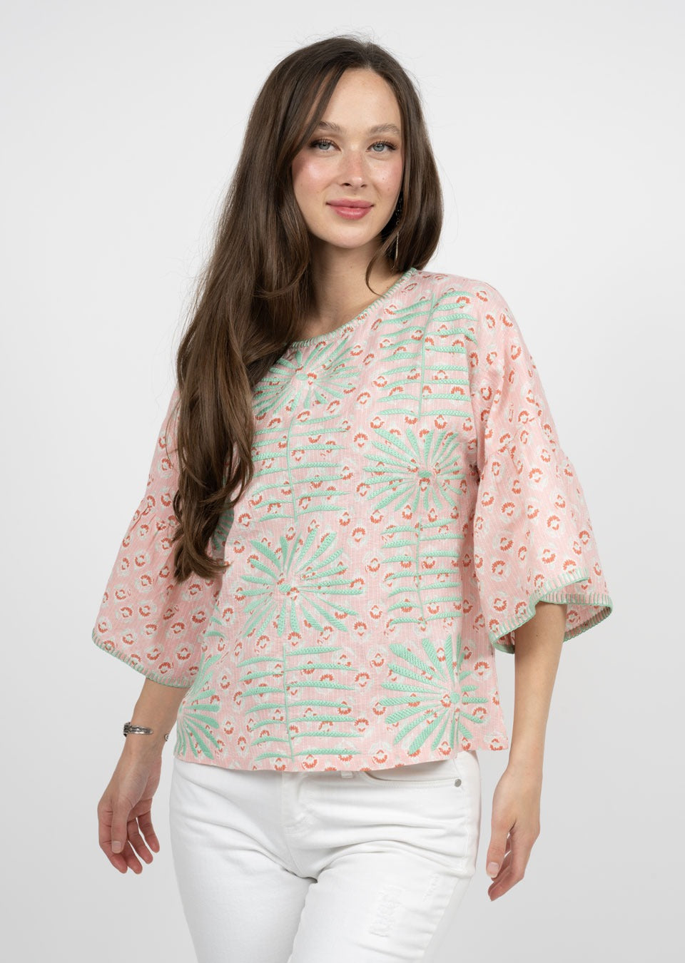 sister mary elena top in pink