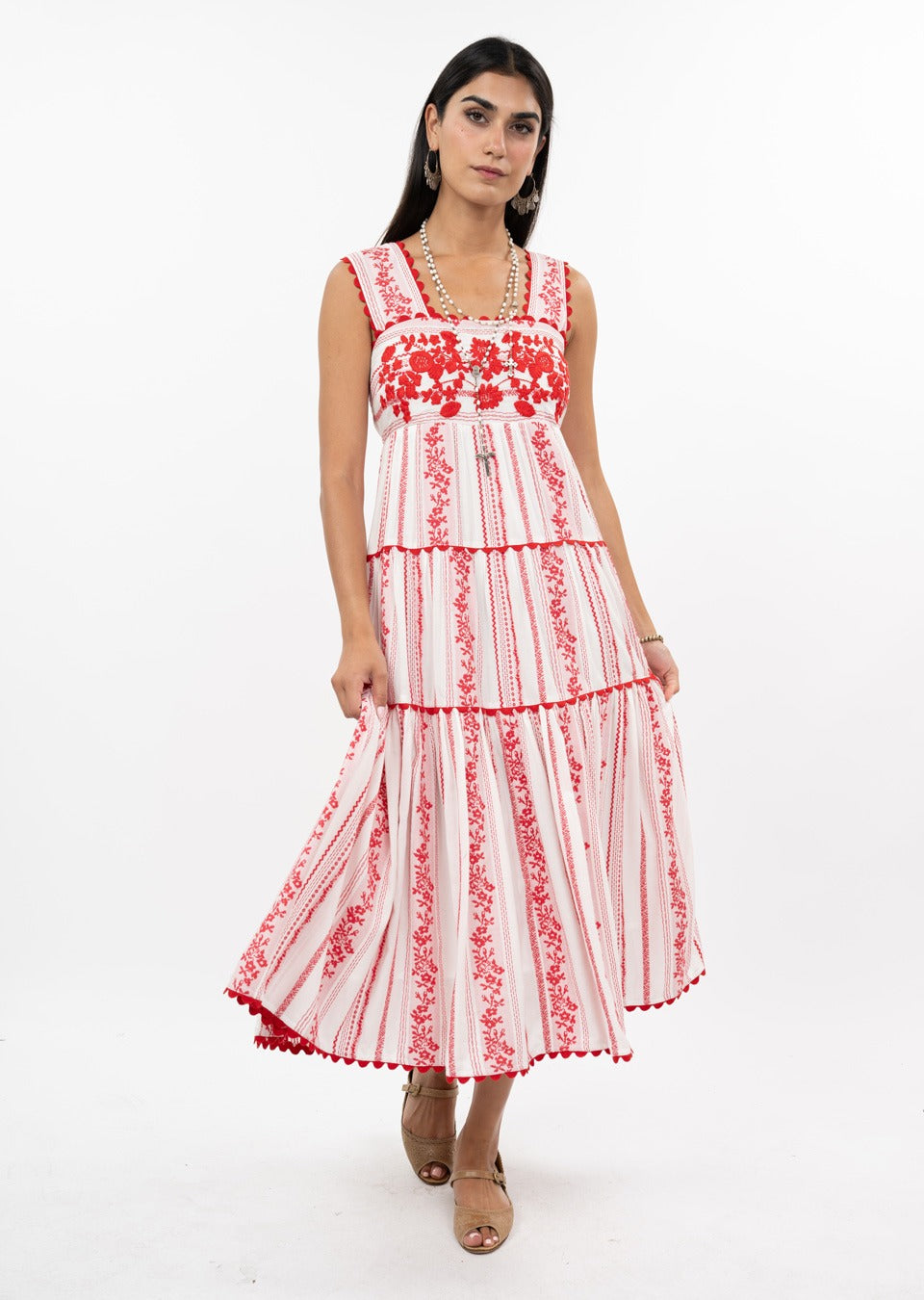 Sister Mary Rosa Tiered Maxi Dress