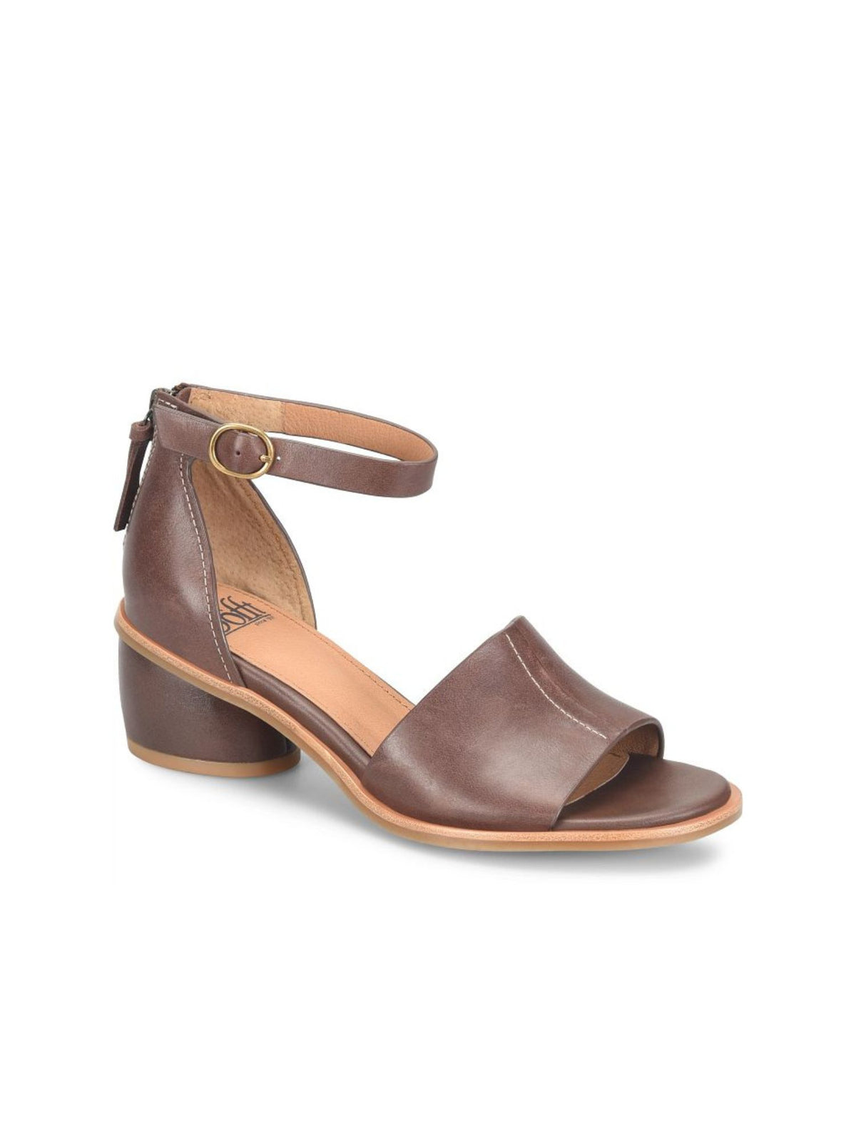 Söfft Colby Round Heel Sandal in cocoa