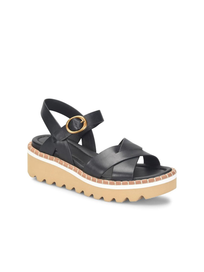 Söfft Ruthie Sporty Platform Sandal in black