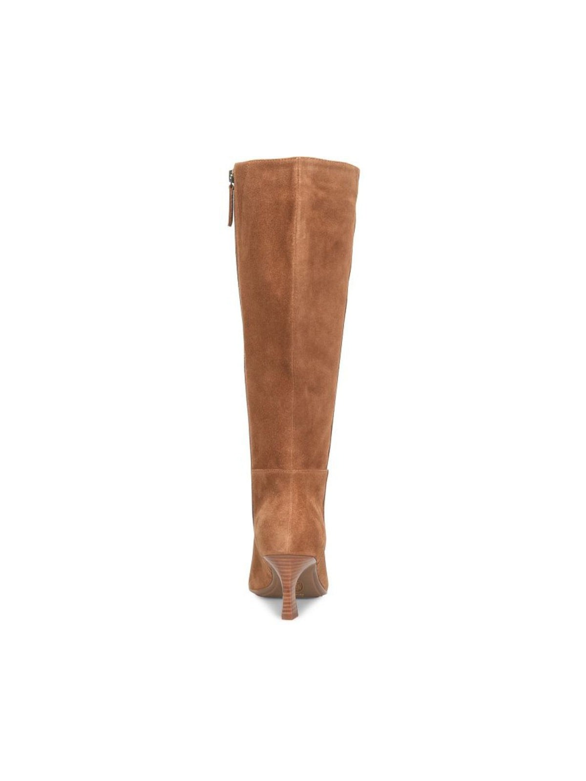 Söfft Sonya Kitten Heel Tall Boots in brandy suede