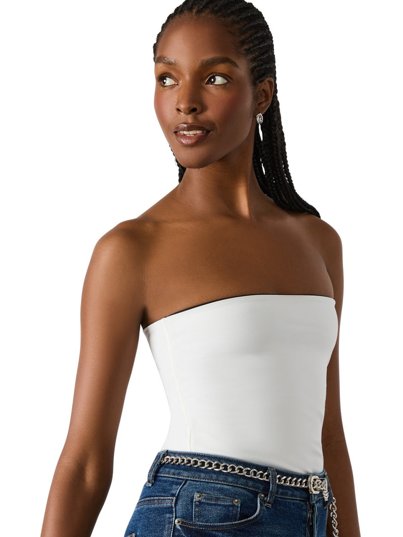 Steve Madden Aria Reversable Tube Top in black or white