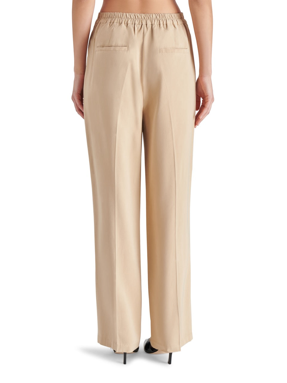 steve madden blaze pants in khaki-back