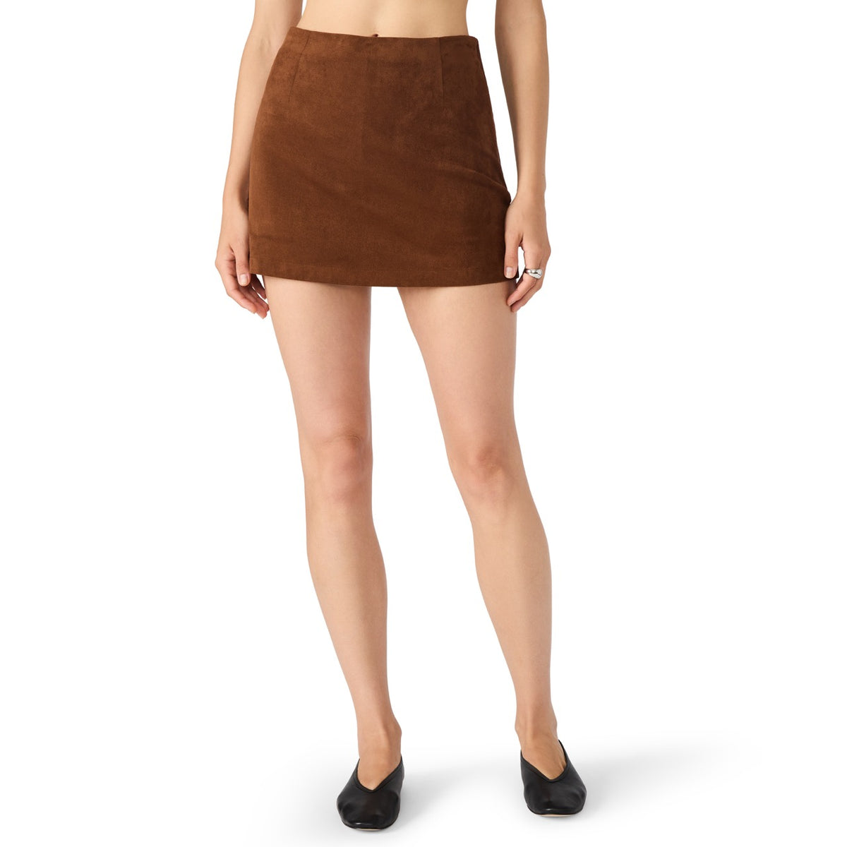 Steve Madden Cindi Mini Skirt in chicory coffee